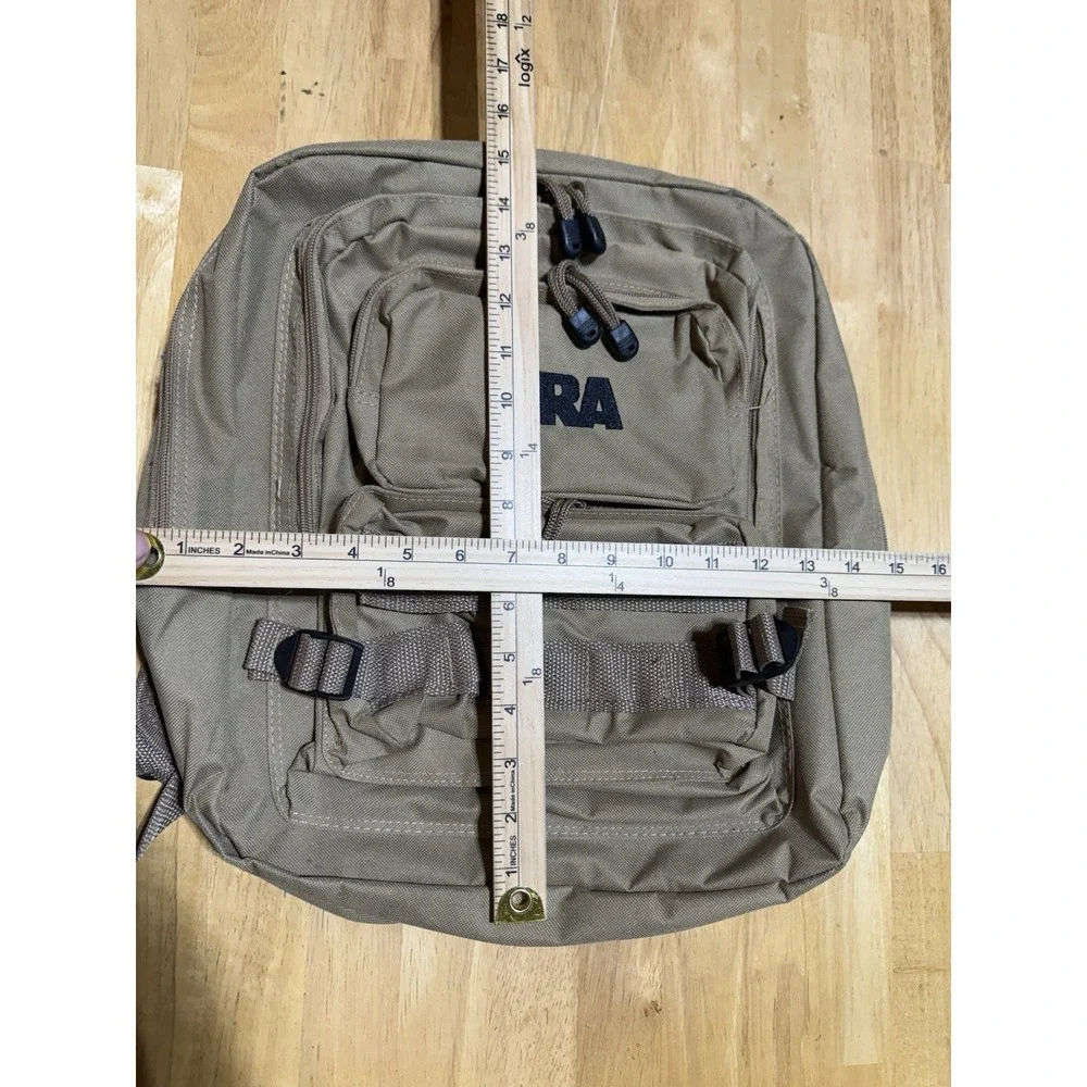 NRA Tactical Backpack Tan Khaki Range Hunting Daypack MOLLE Style 15